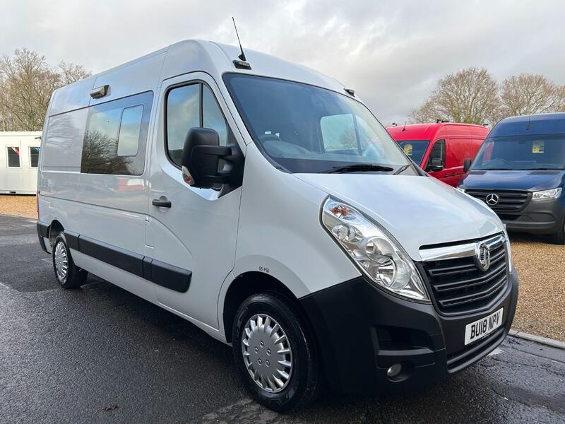 VAUXHALL MOVANO 3500 2.3 CDTI 130 Welfare Crew Van  2018