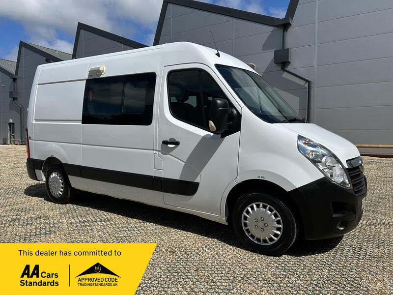 VAUXHALL MOVANO 2.3 CDTi 3500 CREWCAB WELFARE VAN 2019