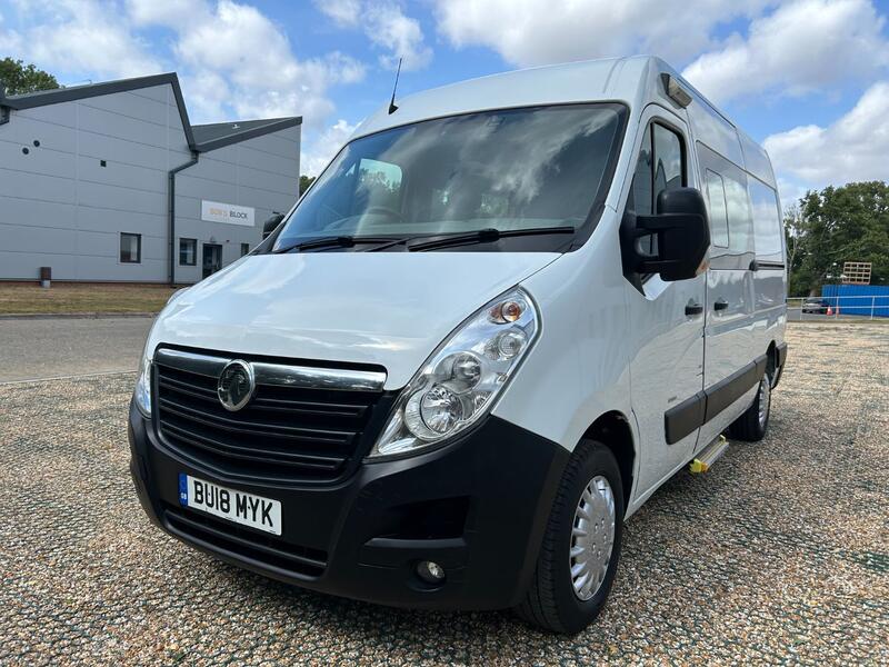 VAUXHALL MOVANO 2.3 CDTi 3500 WELFARE CREW CAB VAN MWB 2018