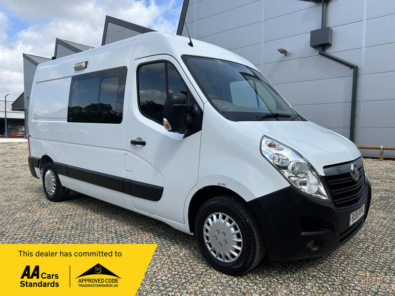 VAUXHALL MOVANO 2.3 CDTi 3500 WELFARE CREW CAB VAN MWB 2018
