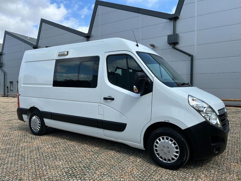VAUXHALL MOVANO 2.3 CDTi 3500 WELFARE CREW CAB VAN MWB 2018