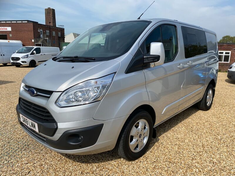 FORD TRANSIT CUSTOM 290 LIMITED 2.0 170 CREWCAB 2018