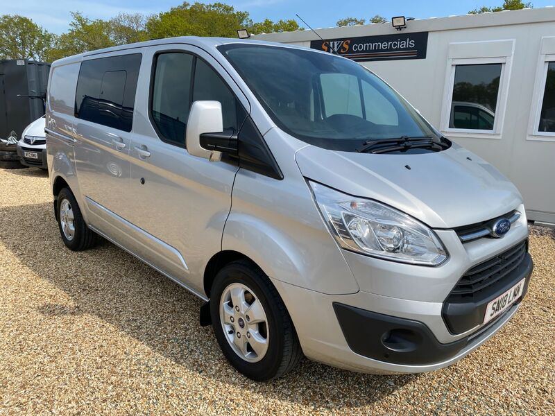 FORD TRANSIT CUSTOM 290 LIMITED 2.0 170 CREWCAB 2018